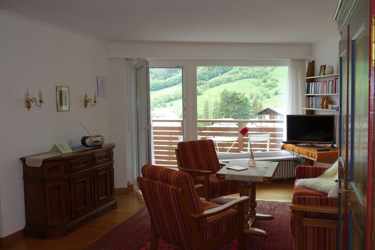 Studio Willimann Haus Dala Im 4 Stock Лойкербад Экстерьер фото